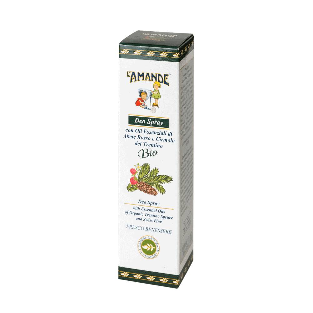 L'amande Deo spray Abete rosso e cirmolo del Trentino Presa