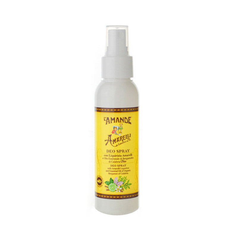 L'amande Deodorante spray con Liquirizia Amarelli e Olio Essenziale di Bergamotto di Calabria Bio Online