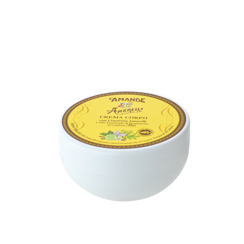 L'amande Crema corpo con Liquirizia Amarelli e Olio Essenziale di Bergamotto di Calabria Bio Black Friday