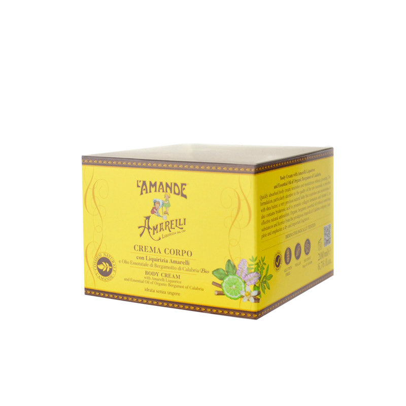 L'amande Crema corpo con Liquirizia Amarelli e Olio Essenziale di Bergamotto di Calabria Bio Black Friday