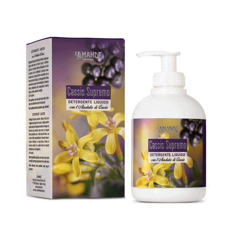 L'amande Detergente liquido Cassis supremo