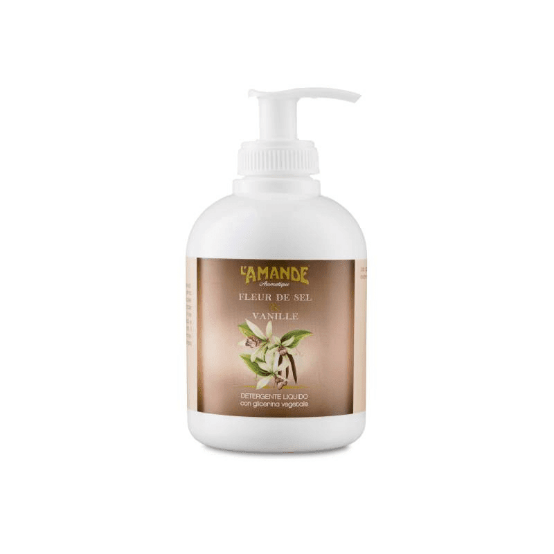 L'amande Detergente liquido Fleur de Sel & Vanille Sostegno trimestrale