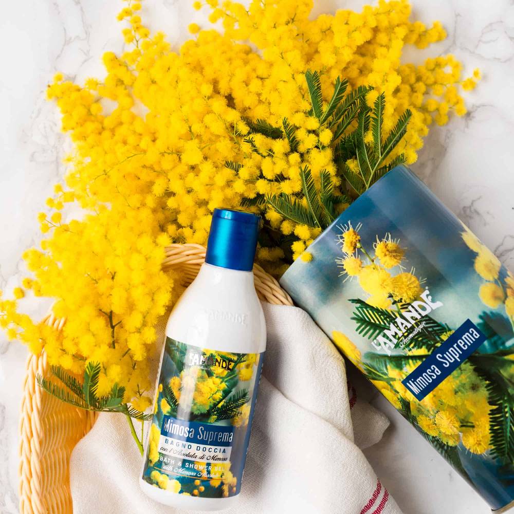 L'amande Bagno doccia in boite Mimosa suprema Fino Al -60%