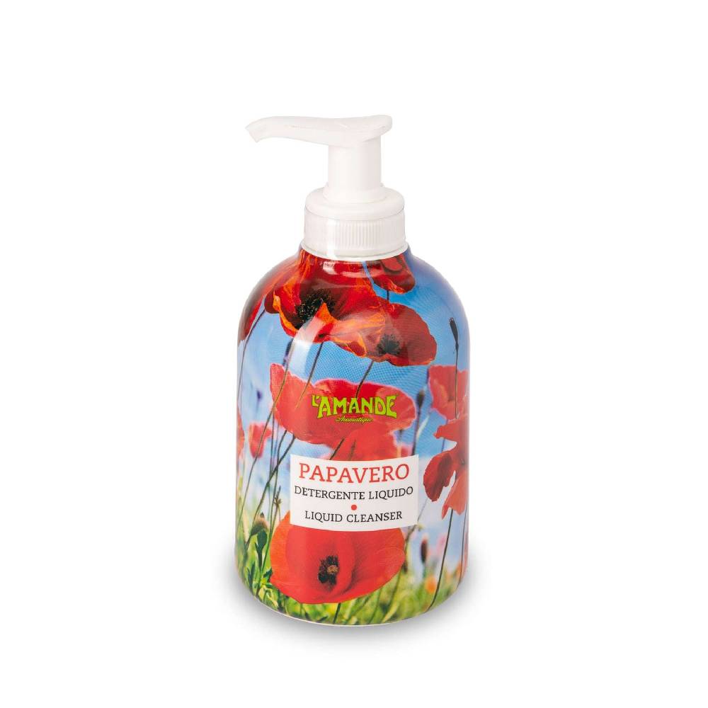 L'amande Detergente Liquido mani e corpo Papavero Sconto