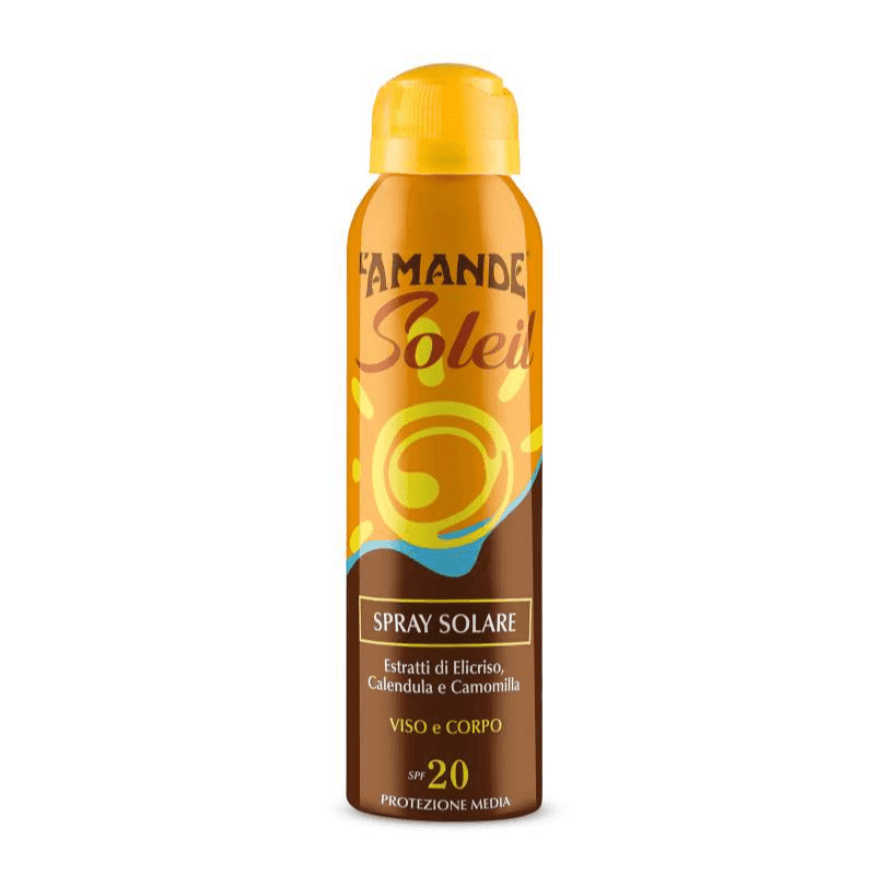 L'amande Spray solare viso corpo SPF 20 Soleil Promozione temporanea