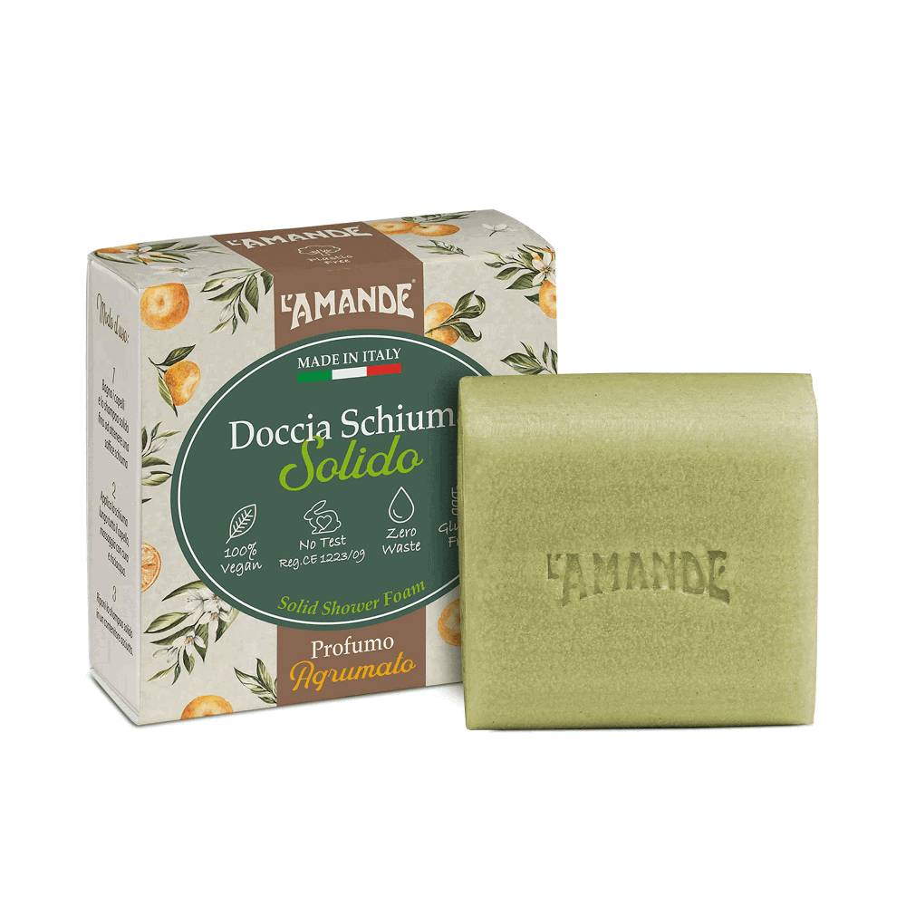 L'amande Doccia schiuma solido Discount Store per i nuovi prodotti