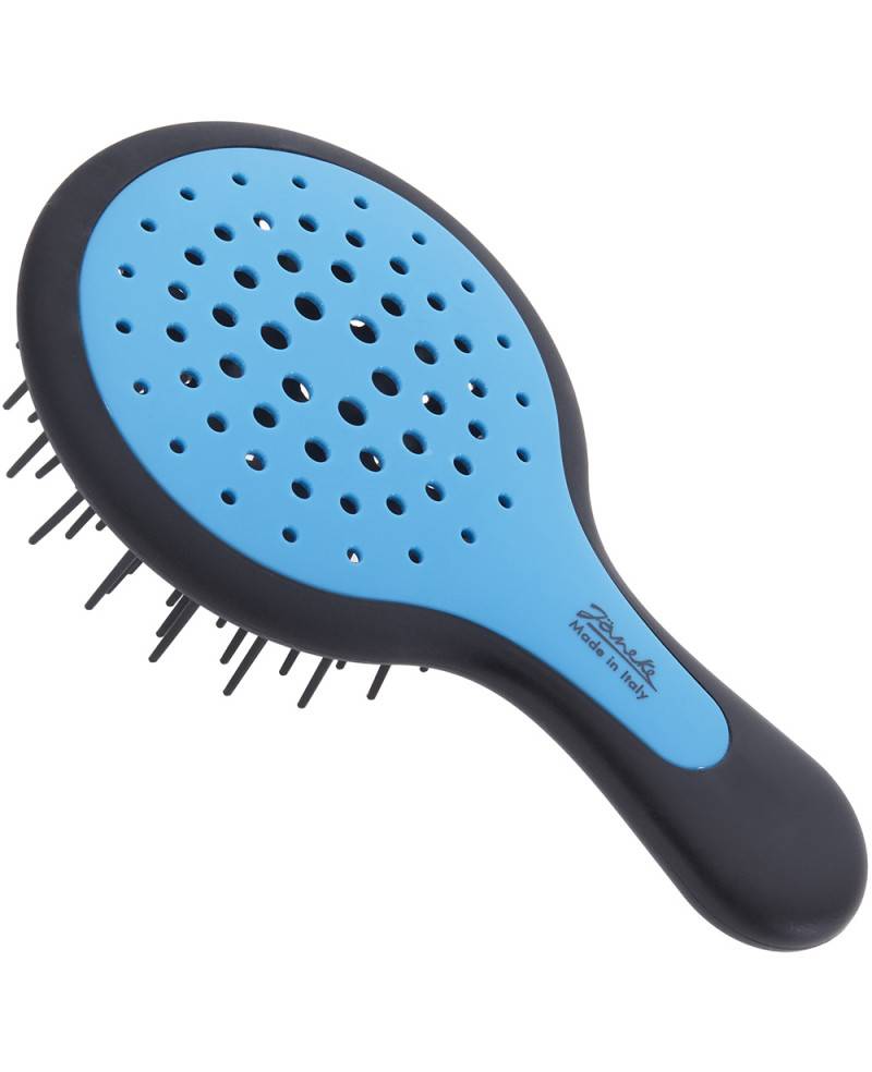 Janeke Mini Superbrush Turchese Fluo e manico Nero - 71SP220NER BFL Affare Del Giorno