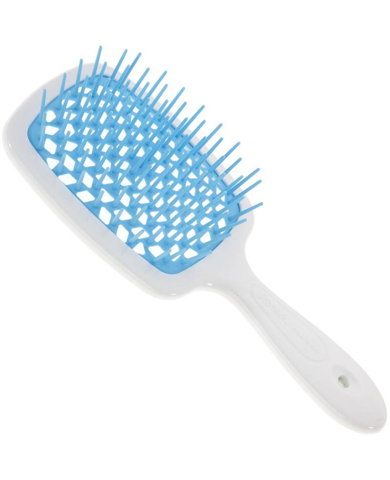 Janeke Spazzola Superbrush colore Bianco e Turchese – SP226BIA TSE Spedizione gratuita