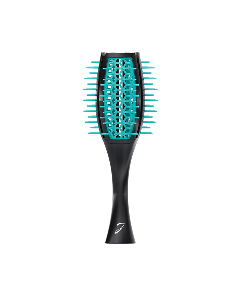 Janeke Spazzola Tulip ventilata, più volume nei capelli, bicolore nero e turchese – cod. SP503 NT Black Friday