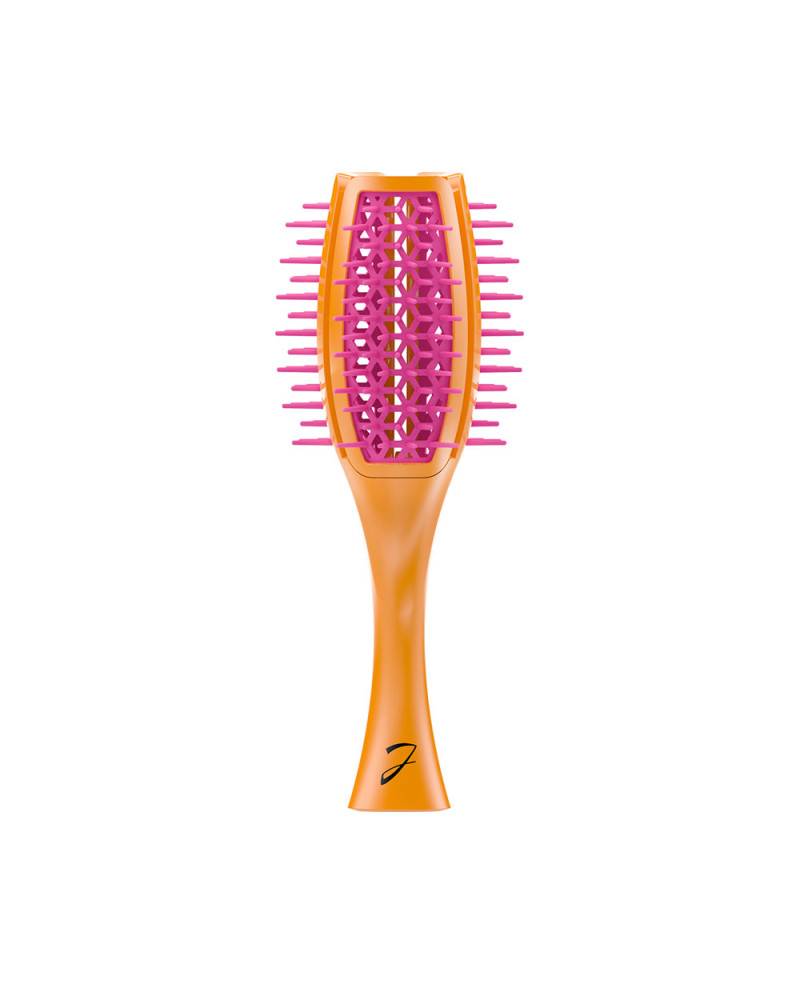 Janeke Spazzola Tulip ventilata, più volume nei capelli, bicolore arancio e fucsia – cod. SP503 OF Offerta natalizia