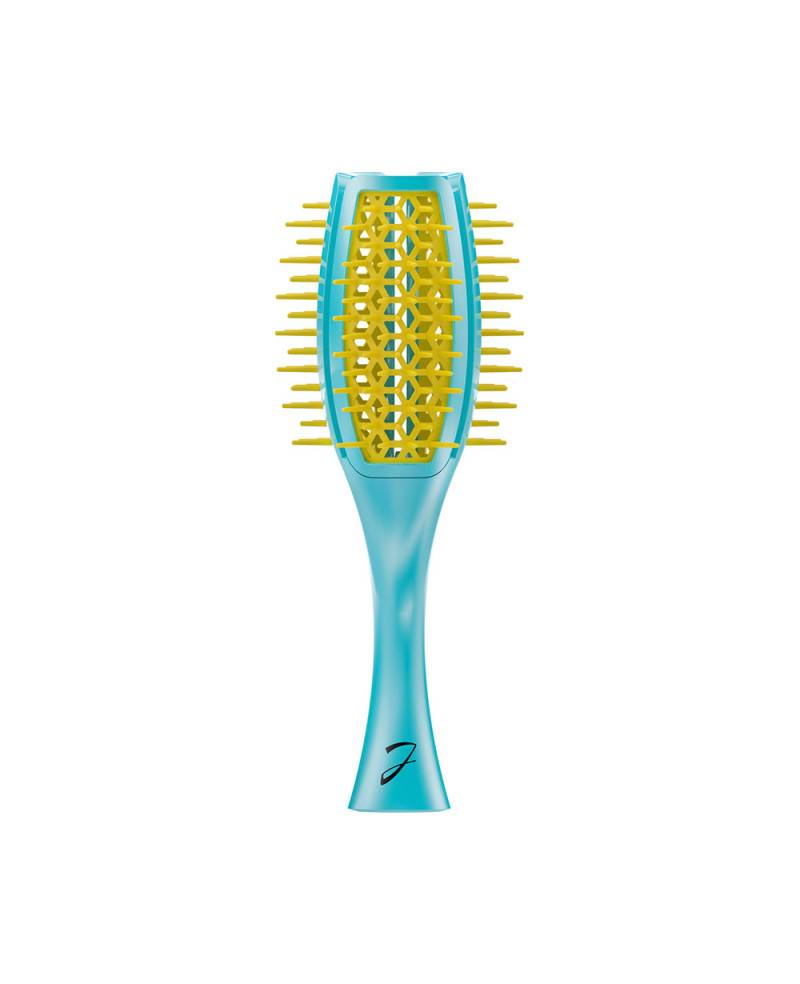 Janeke Spazzola Tulip ventilata, più volume nei capelli, bicolore turchese e giallo – cod. SP503 TG Offerta Pasqua
