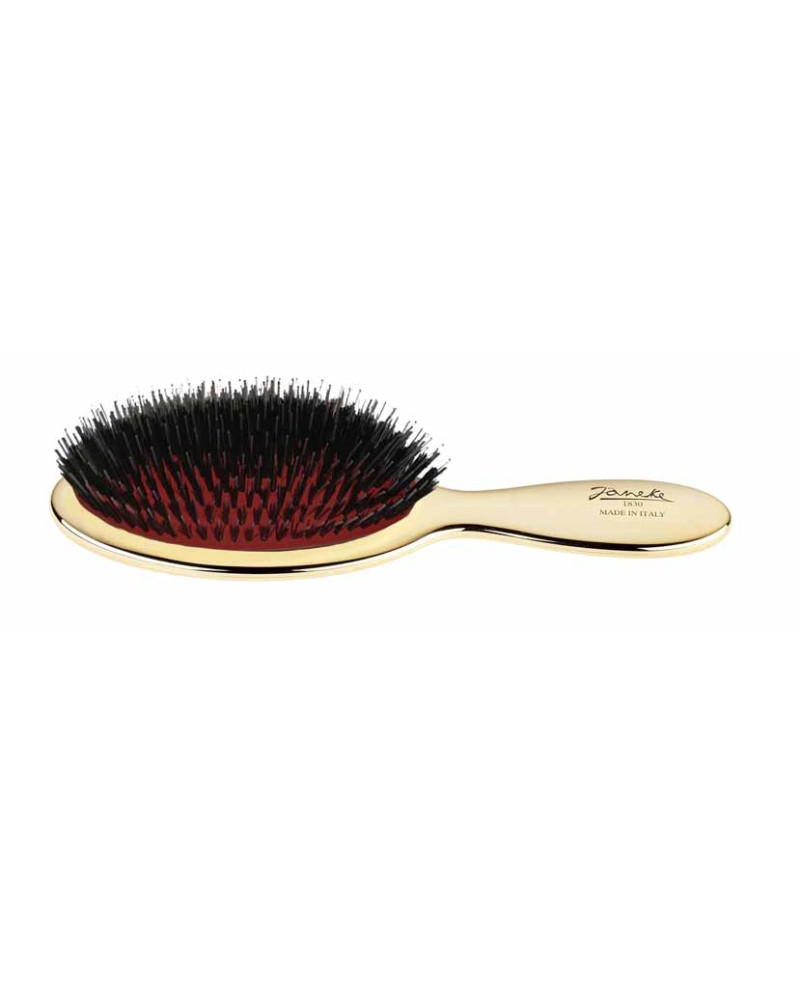 Janeke Spazzola piccola, dorata, con setole e rinforzo nylon - cod. AUSP21M Lightning offer