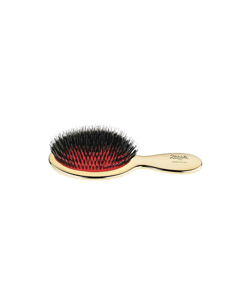 Janeke Spazzola baby, dorata, con setole e rinforzo nylon - cod. AUSP24M Grandi sconti