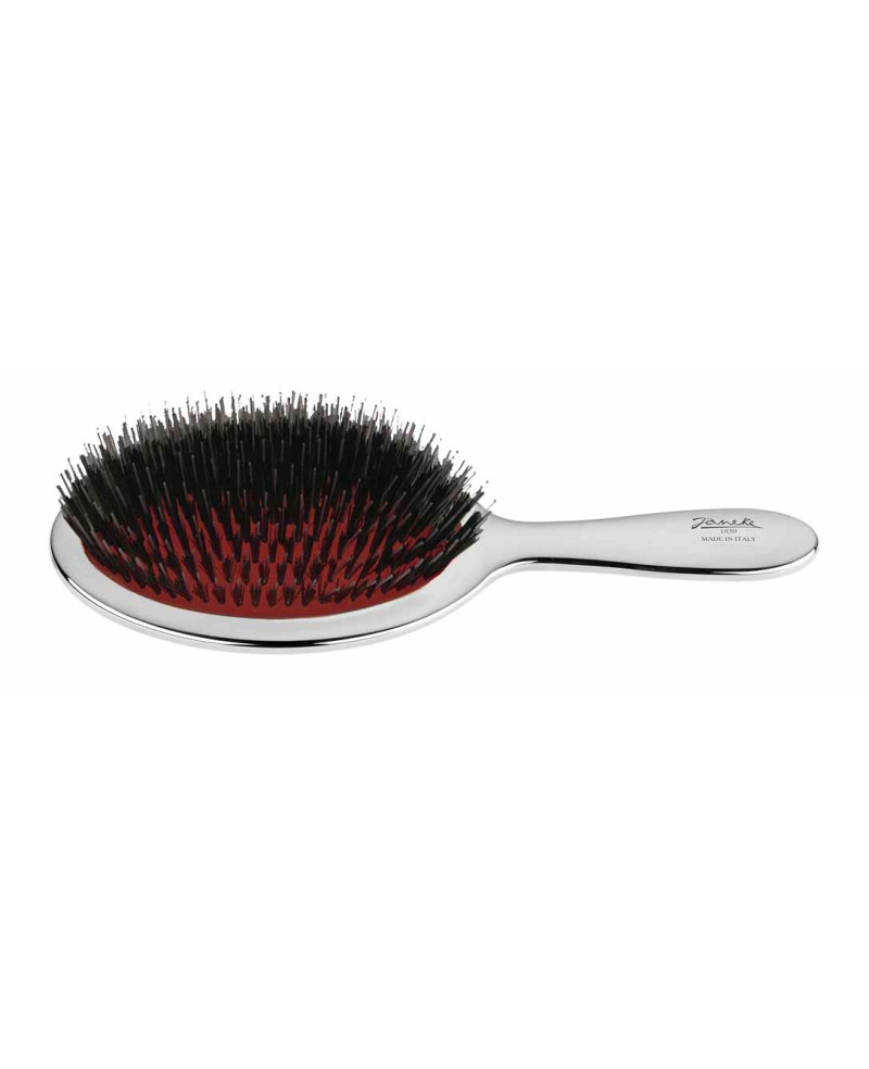 Janeke Spazzola con setole e rinforzo nylon, colorazione argento - cod. CRSP23M Bestseller