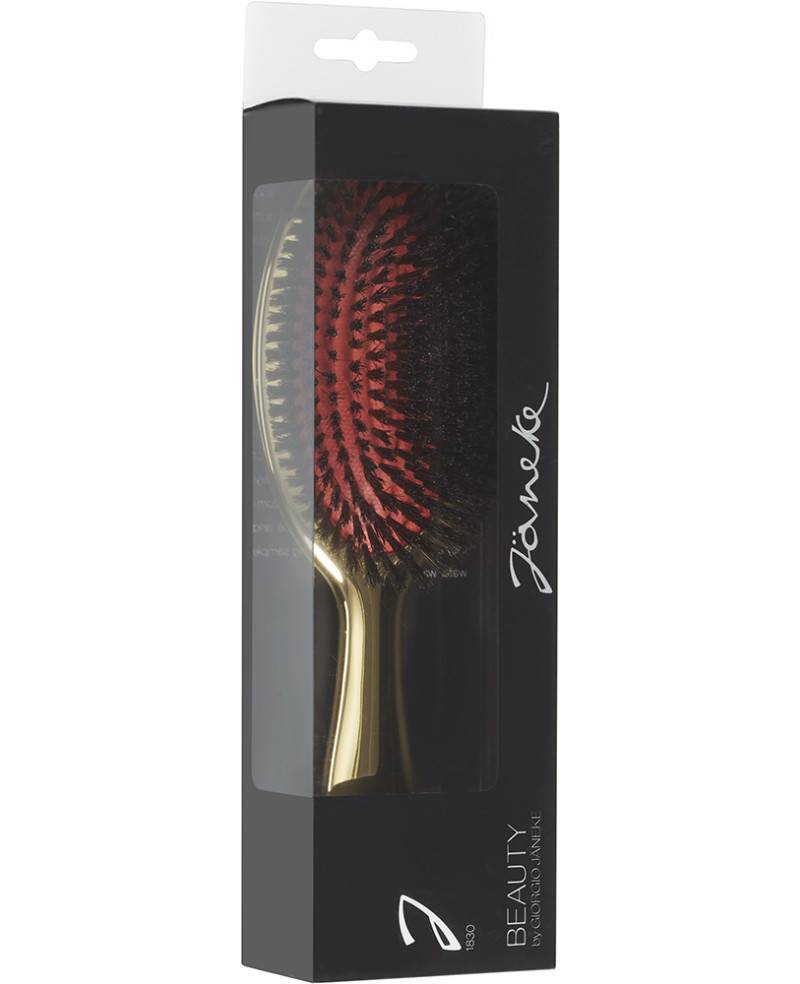 Janeke Spazzola dorata con setole e rinforzo nylon - cod. AUSP22M Ritorno libero