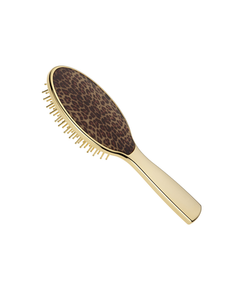 Janeke Spazzola dorata con inserto maculato - cod. AUSP232G MAC Ultimi tre giorni