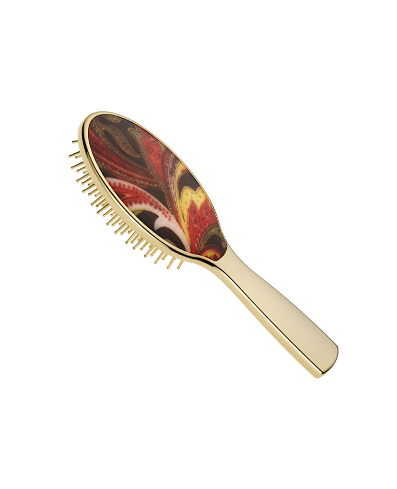 Janeke Spazzola dorata con inserto kashmir - cod. AUSP232G KAS ACQUISTA ORA