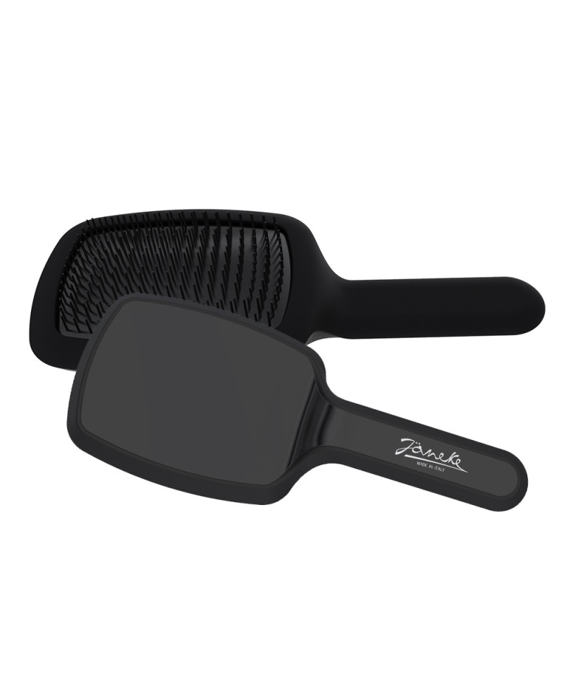 Janeke Spazzola grande e pneumatica Curvy, nera - cod. SP509 NER Esporta salva