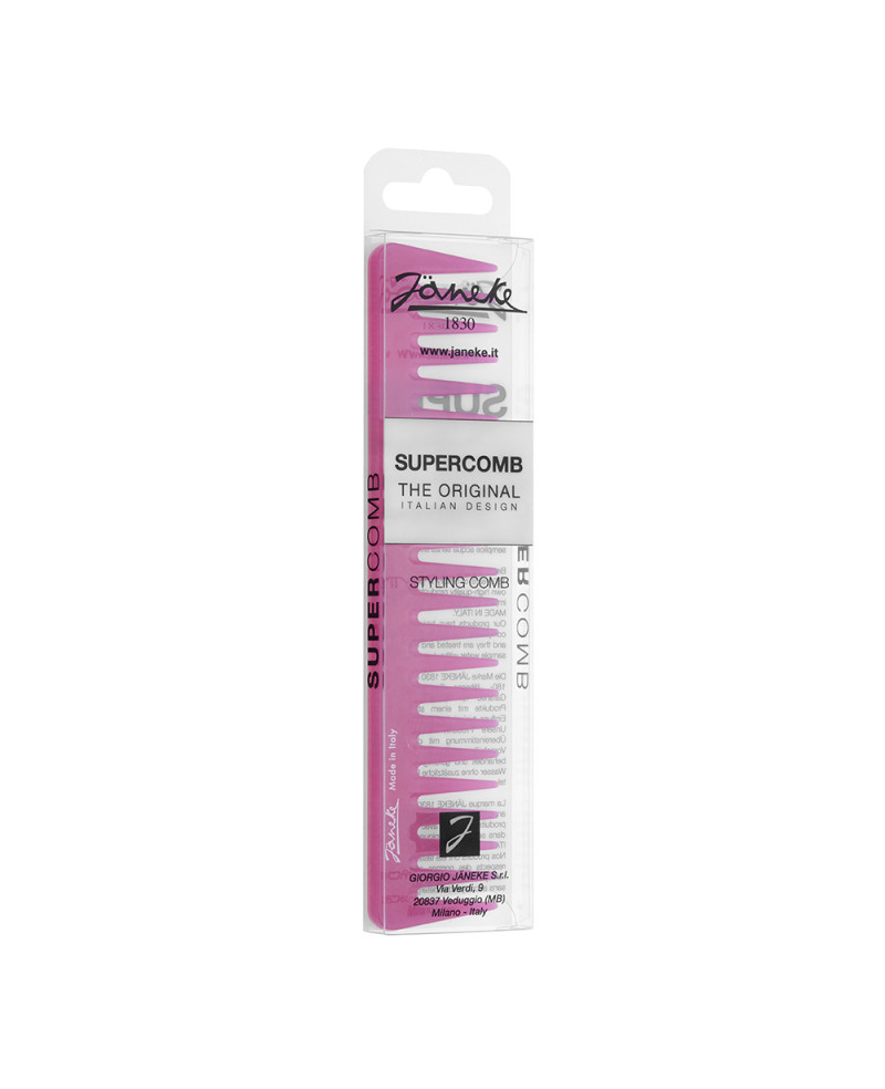 Janeke Pettine Supercomb per styling e spandi gel, 19 cm - Cod. 55871 Comprare a buon mercato