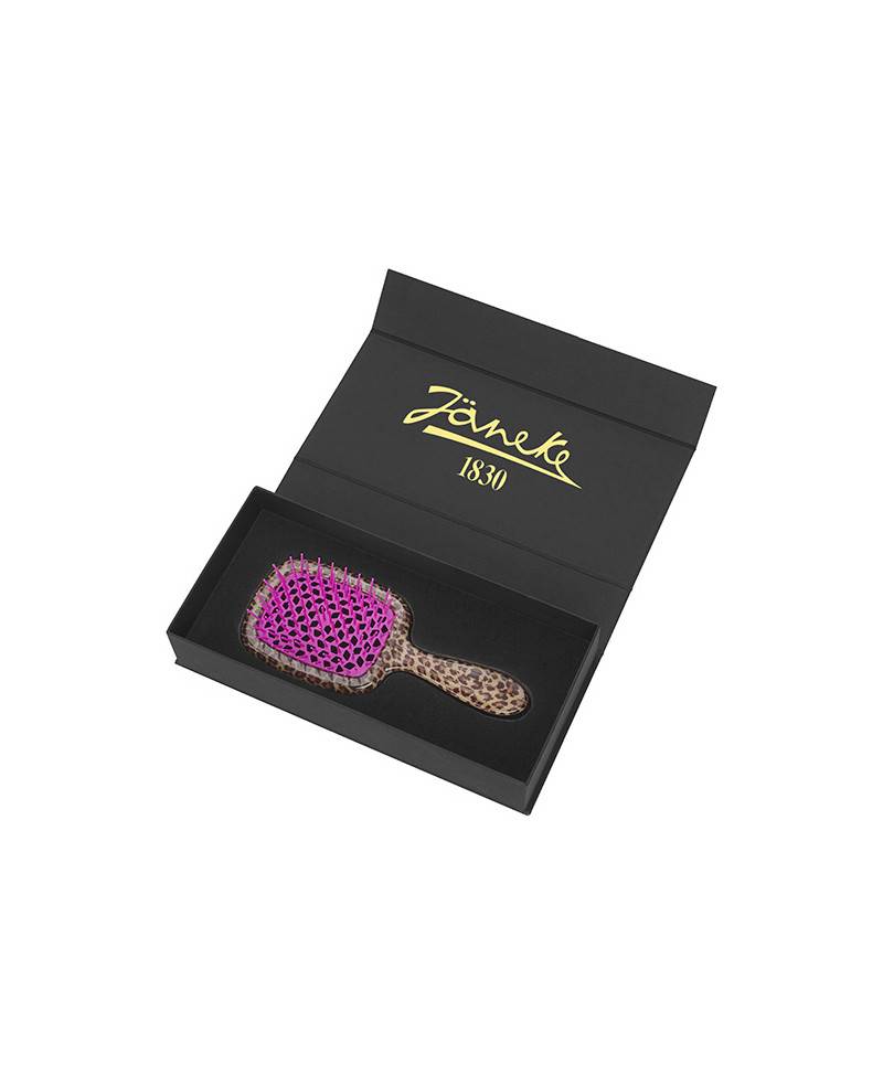 Janeke Scatola Regalo con Spazzola Superbrush maculata con cuscino fuchsia - Cod. SCA25 Liquidazione
