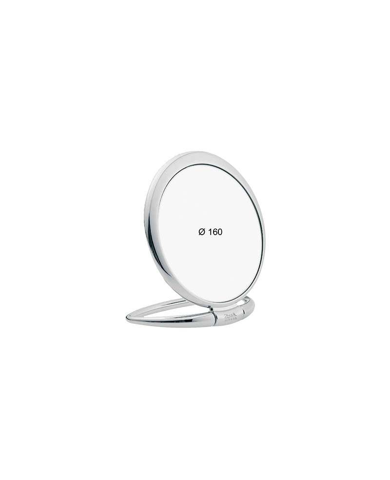 Janeke Specchio da tavolo argento, con ingrandimento x3, diametro 17 cm - cod. CR443.3 Solo un giorno rimasto