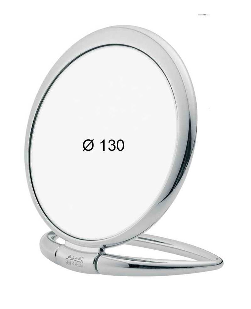 Janeke Specchio da tavolo, argento, con ingrandimento x3, diametro 13 cm - cod. CR444.3 Trasporto libero internazionale