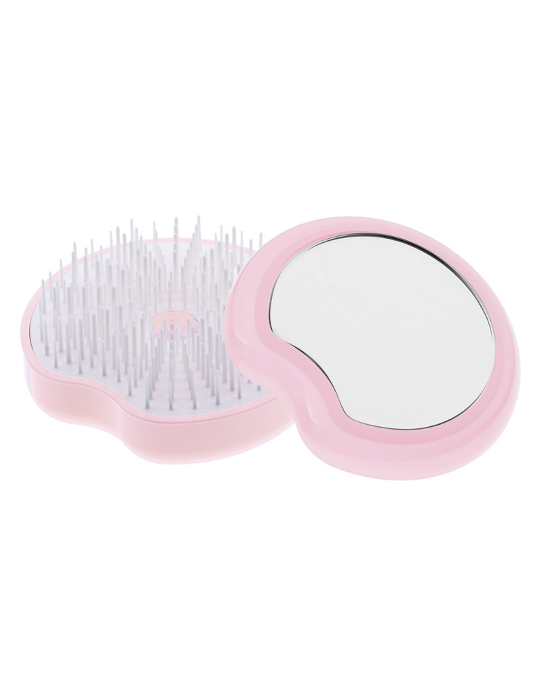 Janeke Spazzola Pomme Brush, compatta ed ergonomica con impugnatura palmare e specchio diametro 84, colore rosa - cod. 93SP228 RSA Black Friday Prezzi
