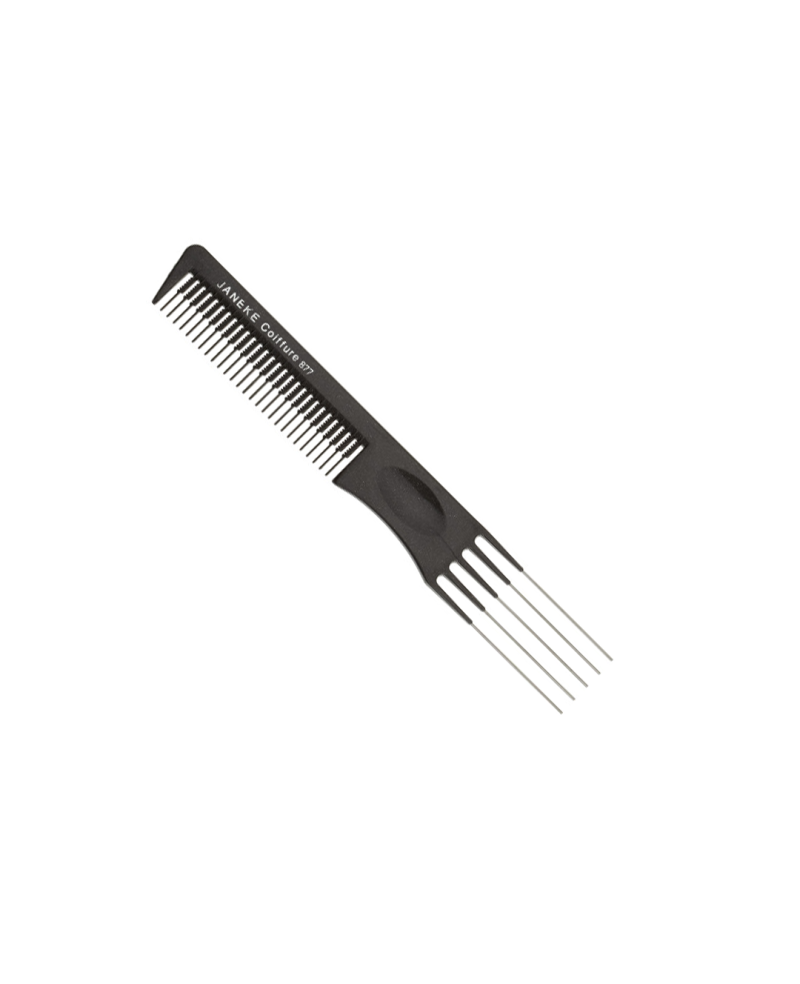 Janeke Comb with metal pick 19,5 cm - cod. 57877 Italia