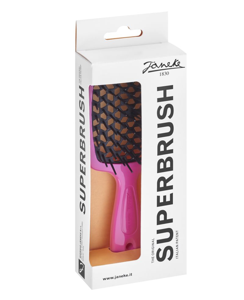 Janeke Spazzola Superbrush colore fuxia/nero – 72SP226RSA Vendita Calda