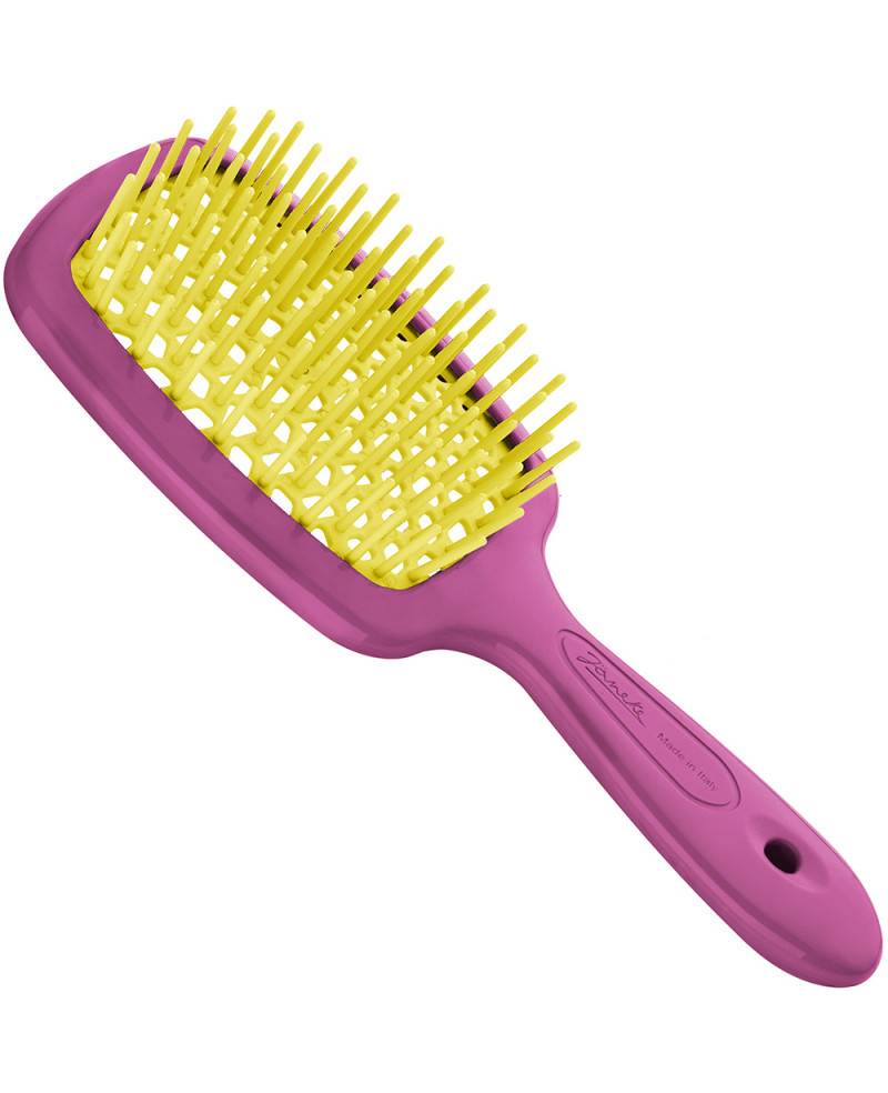Janeke Spazzola Superbrush Small Fuxia e Giallo – Cod. 86SP234 FY Negozio