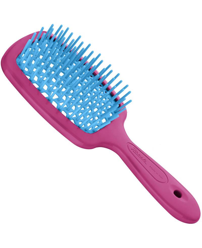 Janeke Spazzola Superbrush Small Fuxia e Turchese – Cod. 86SP234 FUX Negozio online di fabbrica