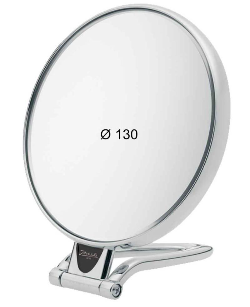 Janeke Specchio da tavolo argento, con ingrandimento x3, diametro 13 cm - cod. CR446.3 Ultimo giorno