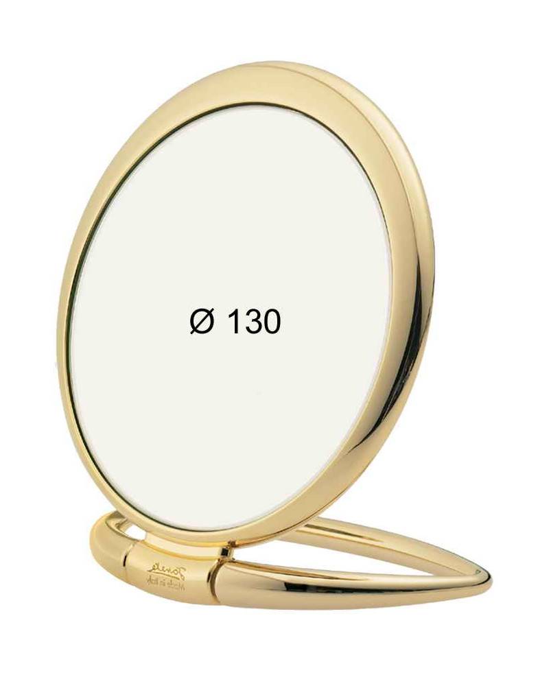 Janeke Specchio da tavolo oro, con ingrandimento x3, diametro cm 13 - cod. AU444.3 Fino al 50% di sconto