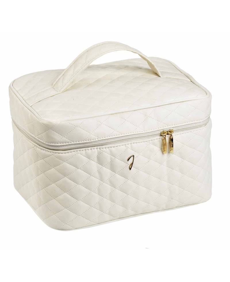 Janeke Beauty da viaggio trapuntato grande, beige - cod. A6151VT BEI 50% di sconto per tempo limitato