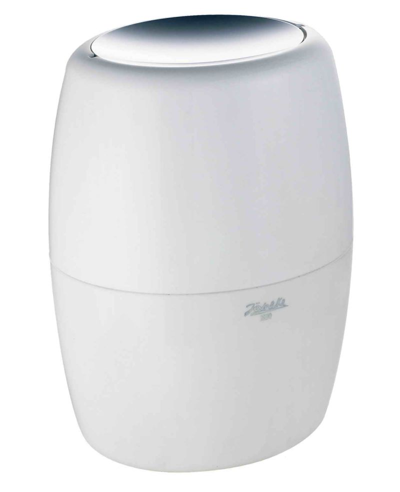 Janeke Porta rifiuti cromo e bianco - Cod. AB540.11 Vendita