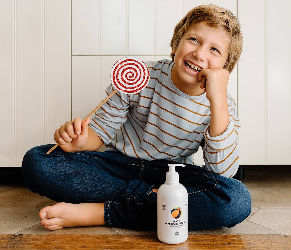 Linea Mammababy Olio di Mandorle Dolci BabyCosmos Natural Italia