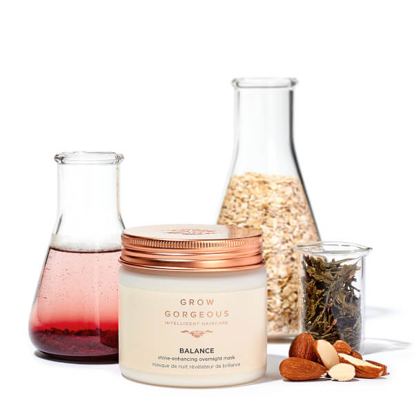 Grow Gorgeous Grow Gorgeous Maschera Capelli Balance Notte Lucentezza 200ml Spedizione gratuita