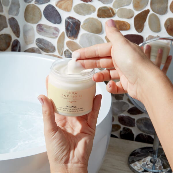Grow Gorgeous Grow Gorgeous Maschera Capelli Balance Notte Lucentezza 200ml Spedizione gratuita