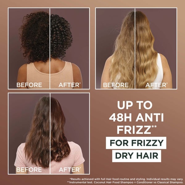 Garnier Garnier Ultimate Blends Hair Food Coconut Oil 3-in-1 Frizzy Hair Mask Treatment 390ml Offerta per la Festa della Mamma