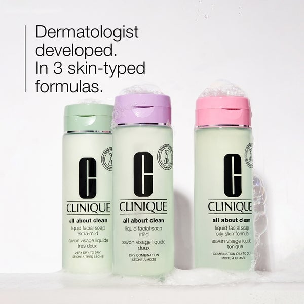 Clinique Clinique Liquid Facial Soap Mild sapone liquido delicato 200 ml Trasporto libero internazionale