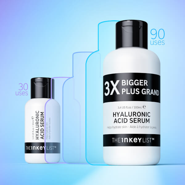 The INKEY List The INKEY List Supersize Hyaluronic Acid Serum 100ml Esporta salva