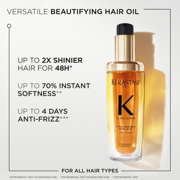 Kerastase Kérastase Elixir Ultime L'Huile Originale Hair Oil 75ml Fino al 65% di sconto