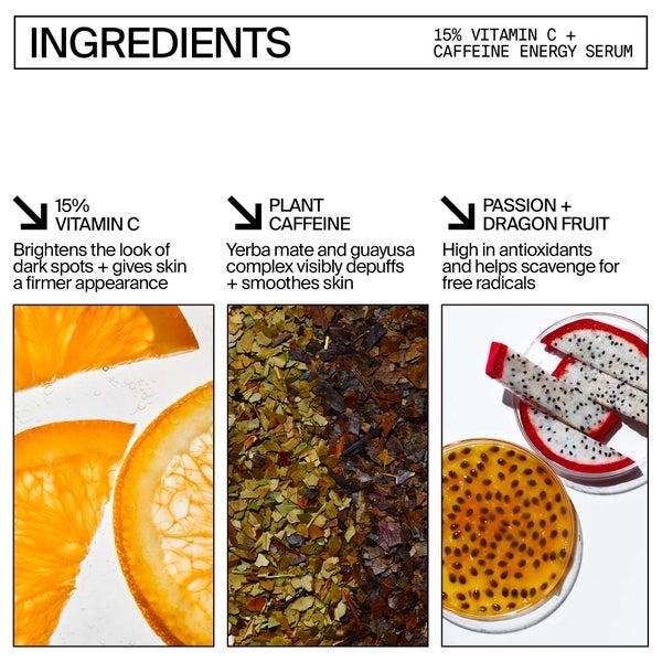 Youth To The People Youth To The People 15% Vitamin C and Clean Caffeine Energy Serum (Various Sizes) Pezzi Unici