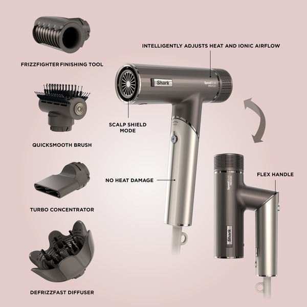 SHARK Shark Beauty SpeedStyle Pro FLEX 4-in-1 High-Velocity Hair Dryer System Qualità