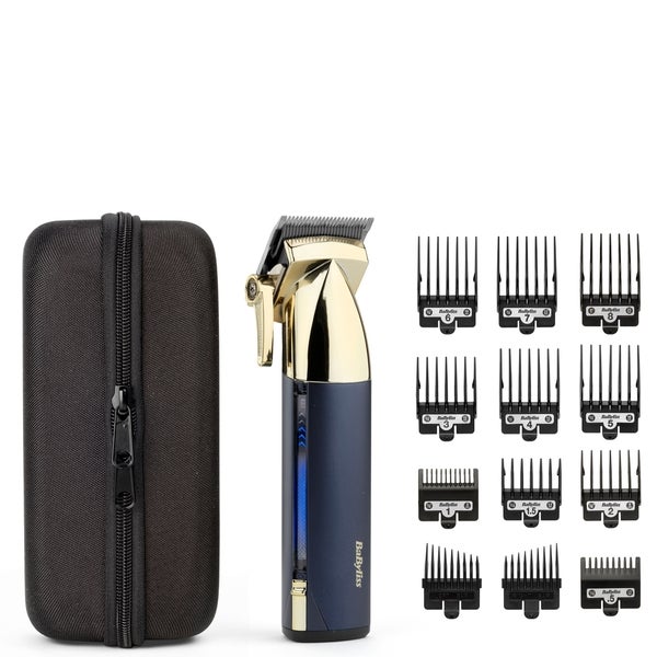 BaByliss BaByliss Super-X Metal Series Cordless Hair Clipper - Blue Spedizione Gratuita