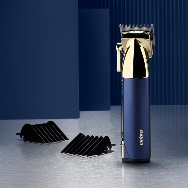 BaByliss BaByliss Super-X Metal Series Cordless Hair Clipper - Blue Spedizione Gratuita