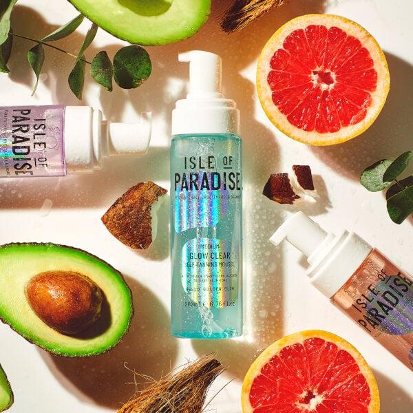 Isle of Paradise Isle of Paradise Glow Clear Self-Tanning Mousse - Medium 200ml Fino al 65% di sconto