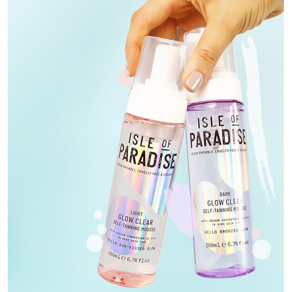 Isle of Paradise Mousse Autoabbronzante Glow Clear Isle of Paradise- Scuro 200ml Italia