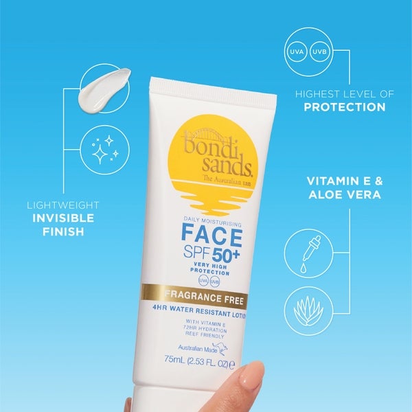 Bondi Sands Bondi Sands Sunscreen Lotion SPF50+ - Face 75ml Spedizione Gratuita