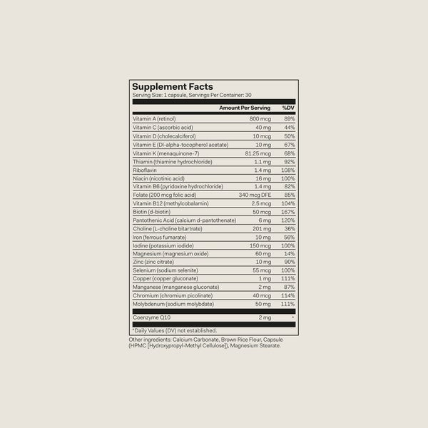 The Nue Co. The Nue Co. Men's Multi Vitamin Capsules (30 Capsules) Cyber Monday